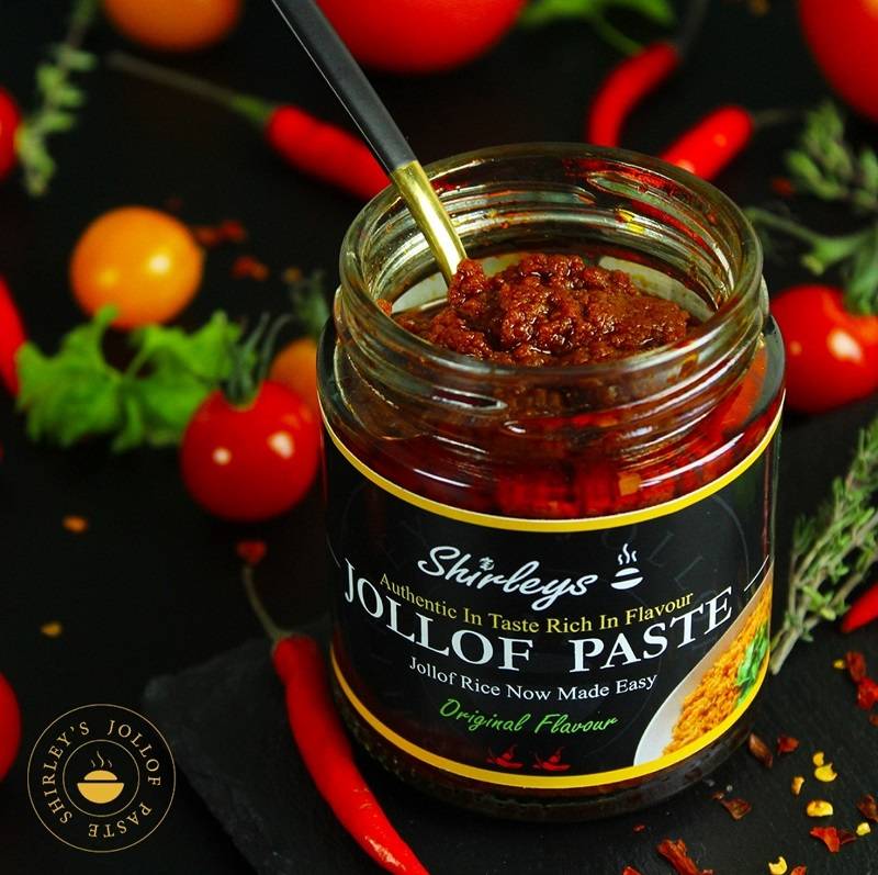 opened jollof jar